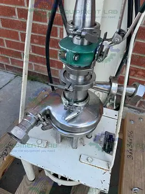 USED TRI-CLOVER TRI-BLENDER F2116MD STAINLESS STEEL MIXER 480V W/ REULAND 2.5HP MOTOR