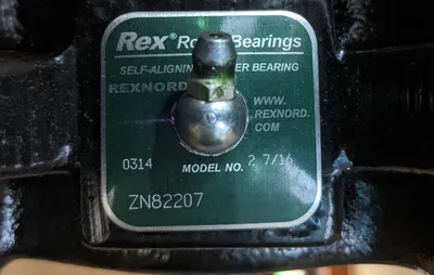 Rexnord ZNT8220712 Self-Aligning Take-Up Roller Bearing Assembly 2-7-16" Used