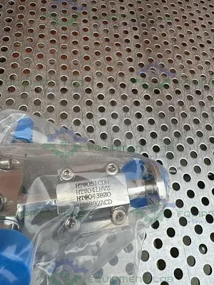 USED 2 AQUASYN 6155535 DIAPHRAGM VALVE W/ 1/2" SANITARY FITTINGS TO HOSE FITTING