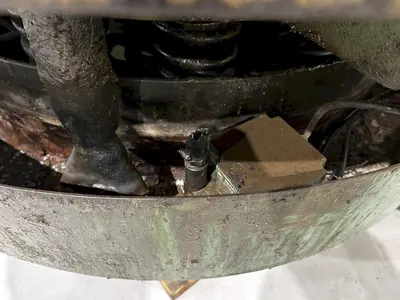 12 FT HAMMOND ROTO-FINISH MODEL #ST-12 ROTARY BOWL VIBRATORY PARTS DEBURRING FINISHER: STOCK #20064