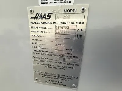 2020 HAAS VF-2SS Vertical Machining Centers | Hindley Machine Tool Sales, LLC (27)