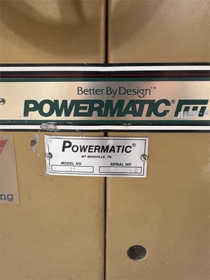 Used 1992 POWERMATIC "27" Shapers Texas US | MachineryMax #1318354