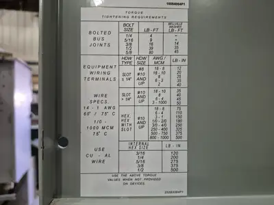 Double Fused Interrupter Switch 5 kV, 4160 Volts & Conduit Cabinet