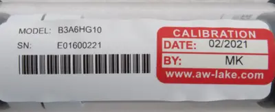 NEW AW-LAKE B3A6HG10 FLOW METER