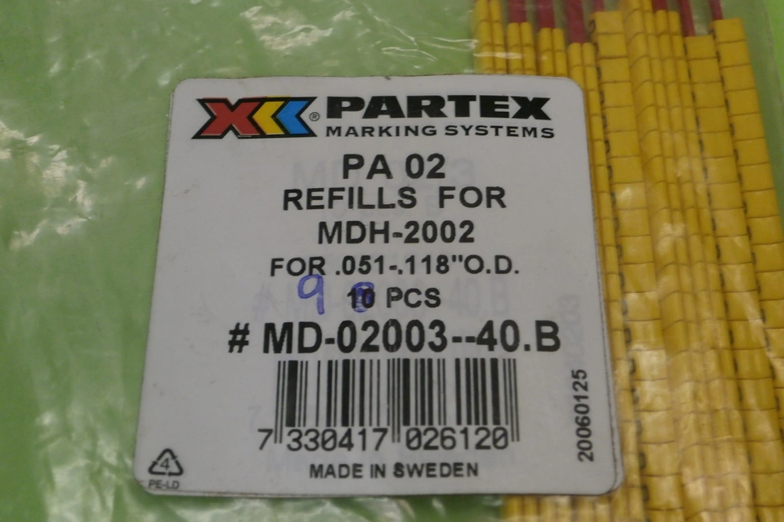 NEW PARTEX #MD-02003--40.B