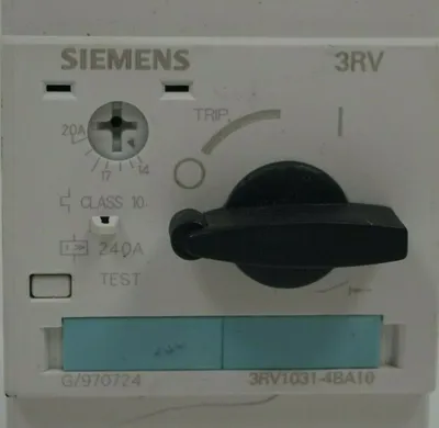 NEW SIEMENS 3RV1031-4BA10 CIRCUIT BREAKER 3RV10314BA10