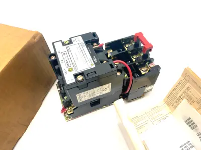 USED SCHNEIDER ELECTRIC, SQUARE D NONREVERSING NEMA MOTOR STARTER TYPE S, 3-PHASE 3-POLE