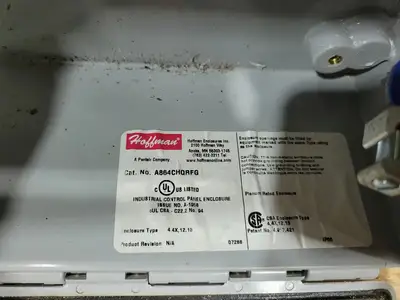 USED HOFFMAN A864CHQRFG