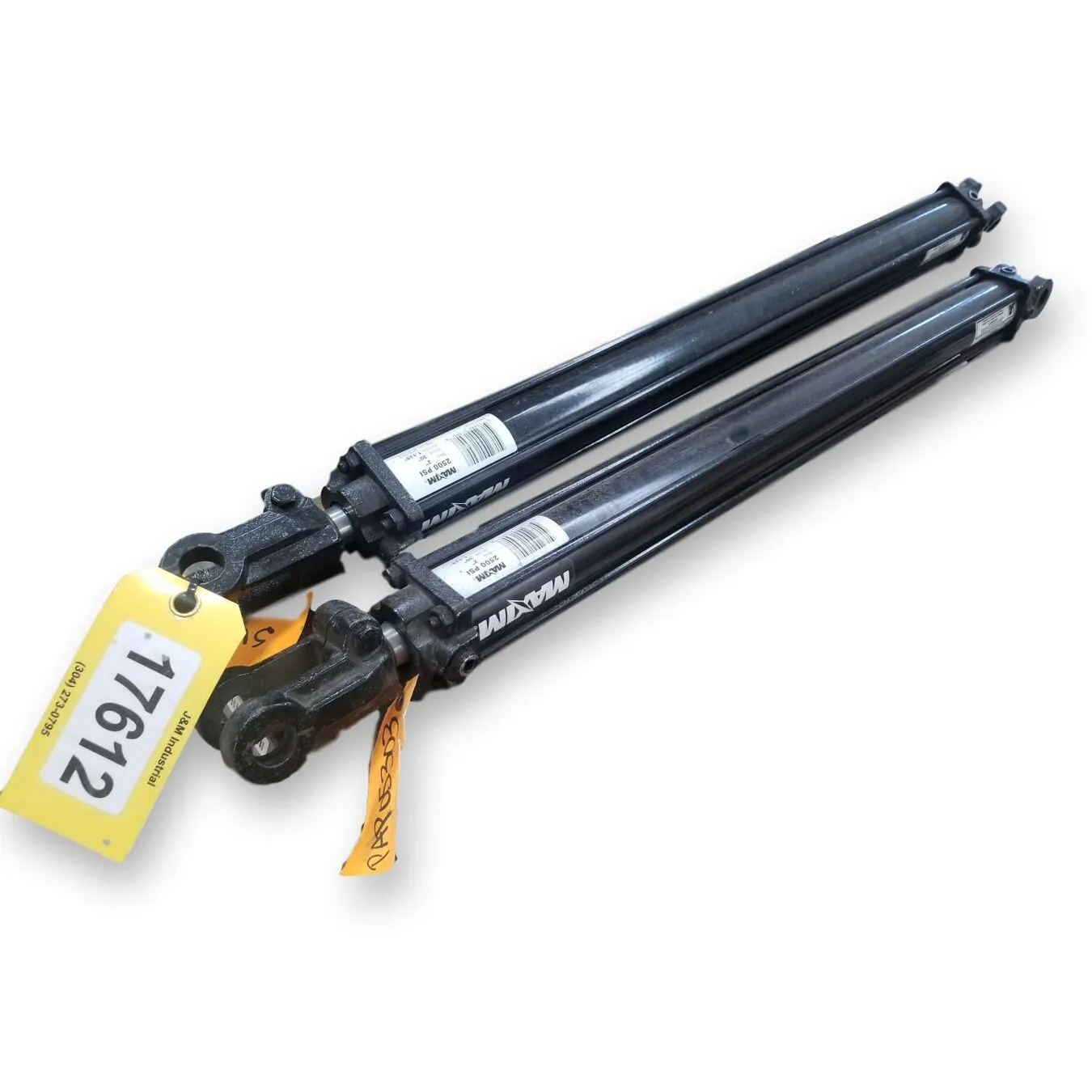 Surplus Maxim 2,500PSI Double Acting Hydraulic Cylinders 30" (Qty 2)