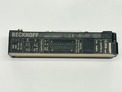 IE2808-0000 | Beckhoff  Extension Box 16-Channel Digital Input D-Sub 0.5A 24VDC - Used