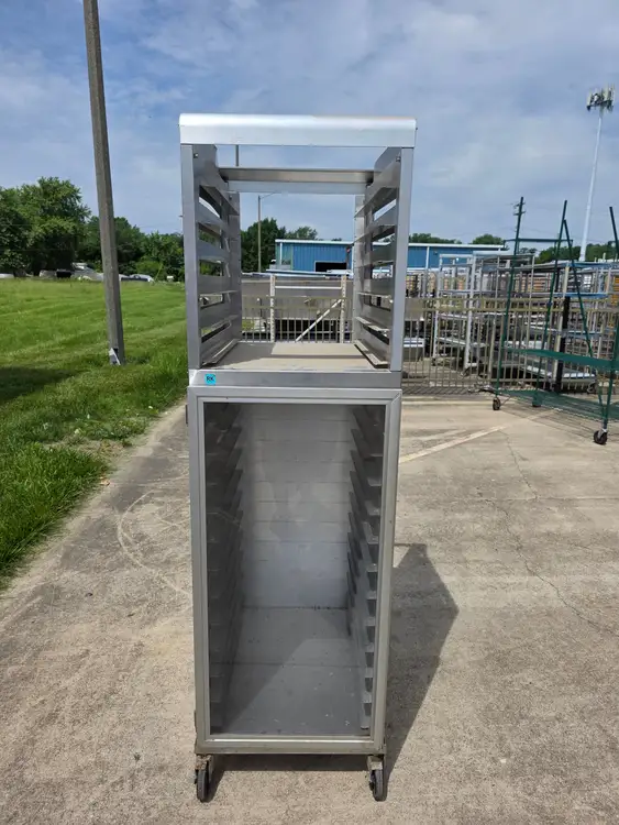 Used Nu-Vu Used NU-VU CR18 22 Inch Bread Cabinet Non-insulated Aluminum - SS391 - RK Food Storage & Transportation Illinois US | Falcon Restaurant Supply #1373777