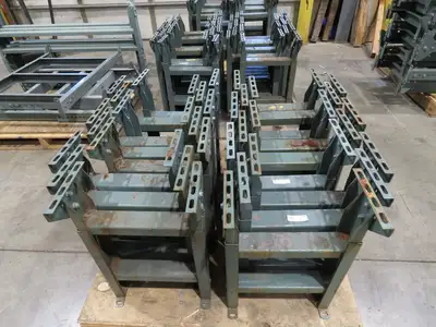 Hytrol LS-6 15"W Conveyor Leg Stationary Floor Support 24" to 36"H
