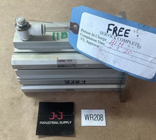 Used SMC CDQ2G63-100DC-F9BL Cylinders Indiana US | J&J Industrial Supply #525789