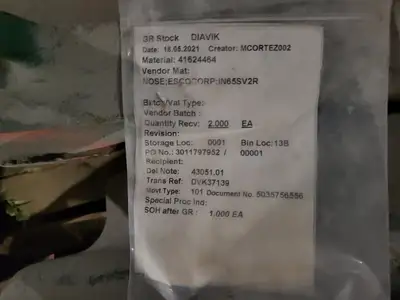USED ESCO IN-65SV2R