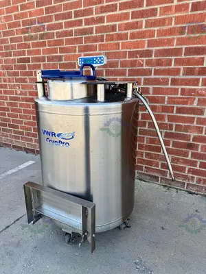 USED VWR AF-VPSP-1 PS CRYOPRO LIQUID NITROGEN CRYOGENIC STORAGE TANK MFG 2021
