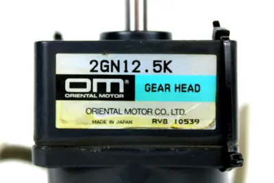 USED ORIENTAL MOTOR 2GN12.5K