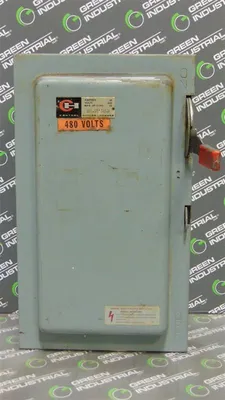 Cutler Hammer DH361 Heavy Duty Fusible Safety Switch 30 Amps 600VAC Used