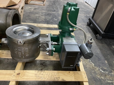 Fisher 8" V200 Stainless Steel V-Ball Control Valve