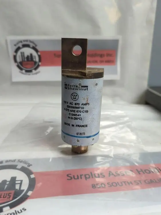 Used FERRAZ A075ARE670C1G Miscellaneous Equipment (Electrical & Power) | Surplus Asset Holdings #1197996