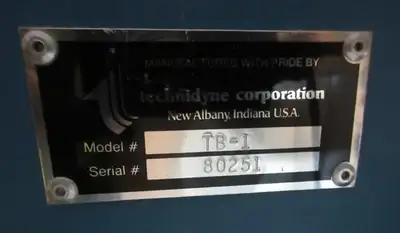 USED TECHNIDYNE TB-1
