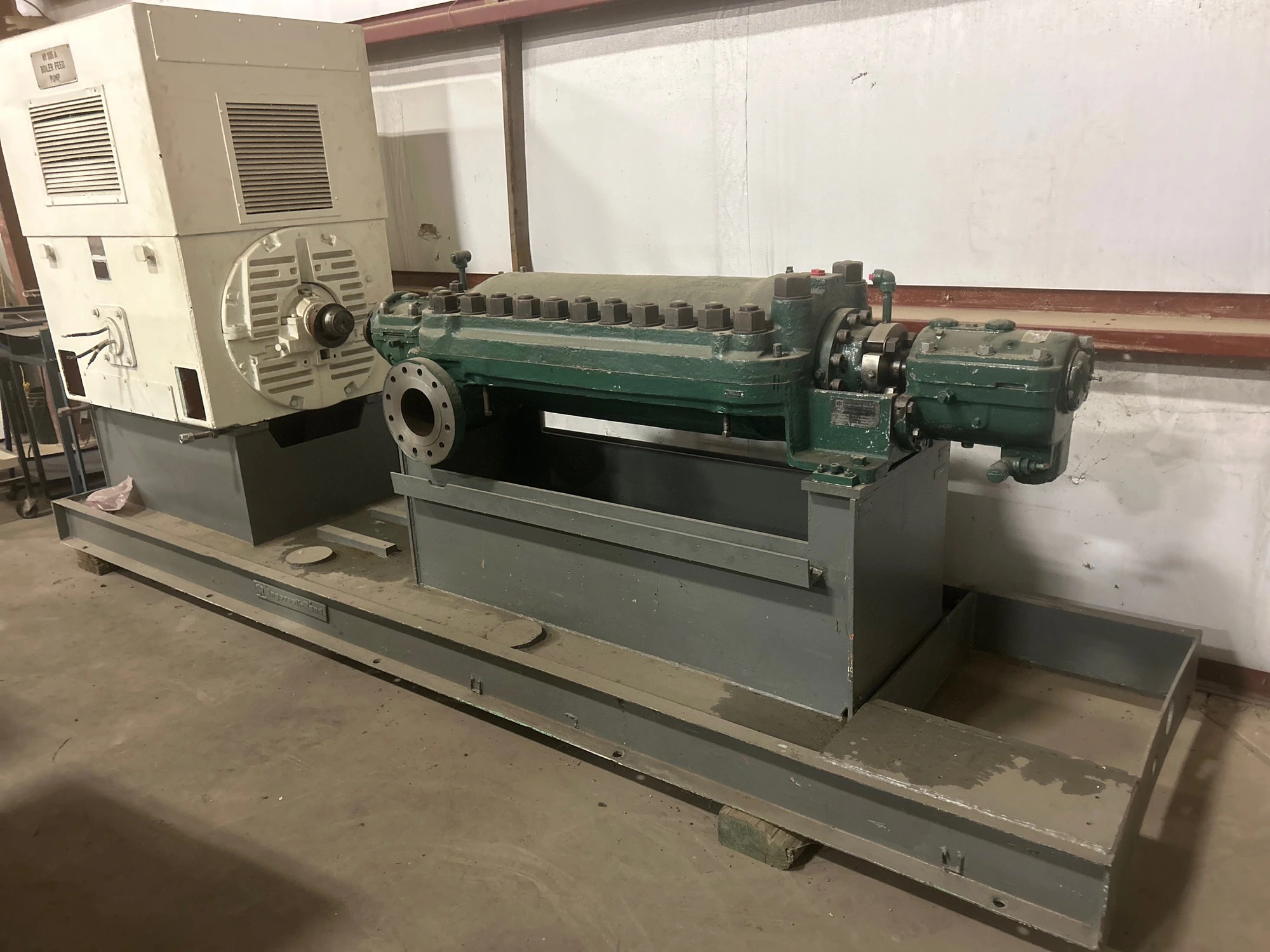Ingersoll Rand 4×9-10N2A Multi-Stage Centrifugal Pump w/ 600 HP Motor