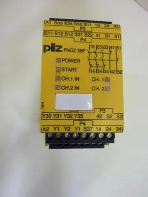 USED PILZ PNOZX8P24VDC3N/O2N/C2SO