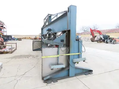 15 Ton 20' Hydraulic Press Brake Punch C-Frame 11-Hole Steel Hole Punch