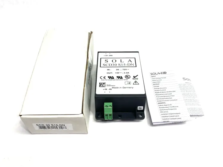Used EMERSON, SOLA HEVI-DUTY POWER SUPPLY DIN RAIL DC-DC Power Supplies | Maverick Industrial Sales #1099375