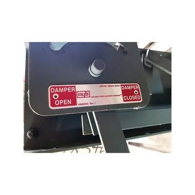 Used 14" X 17" New York Blower Steel Outlet Damper