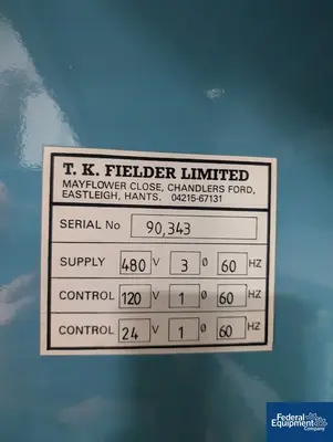 USED TK Fielder 25 Liter TK Fielder High Shear Mixer, S/S