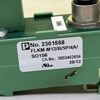 USED PHOENIX CONTACT FLKM-M12/B/5P/4A/SO106