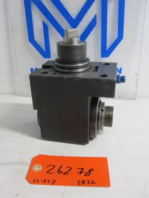 DMG Mori Seiki SL-25Y ER32 Right Angle 90 Degree Live Driven Tool Holder