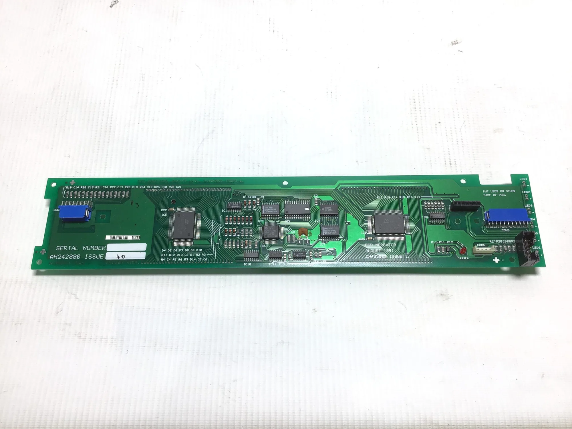 Eurotherm AH242880 Issue 1 Card Circuit Itron ESD Mercator CH4025S2