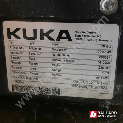KUKA KR 6-2 Complete Robotic System w/ KRC4 Controller