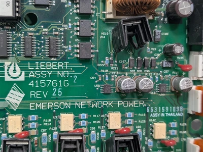 Liebert / Emerson 415761G2 Microprocessor Control Board Rev 25 415762R6 Used