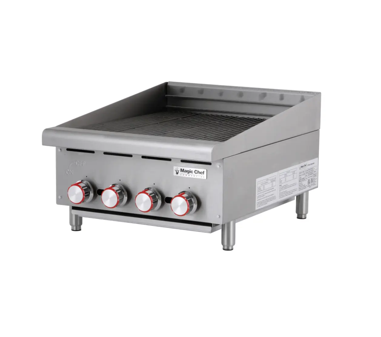 Magic Chef 24 IN. COMMERCIAL COUNTERTOP RADIANT CHAR BROILER