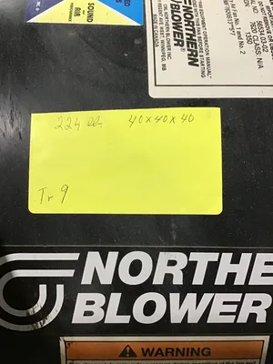 Northern Blower JMN-184-2 Industrial Pressure Blower