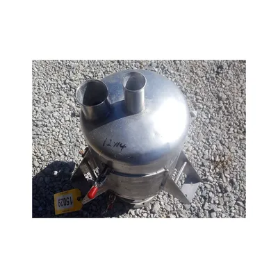 Used Stainless Steel Dry Bulk Hopper - 1.25 cu/ft