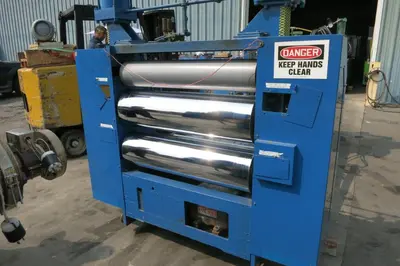 3.5″ NRM PM70 24:1 WATER COOLED EXTRUDER & 3 ROLL SHEET STACK W/SHEAR