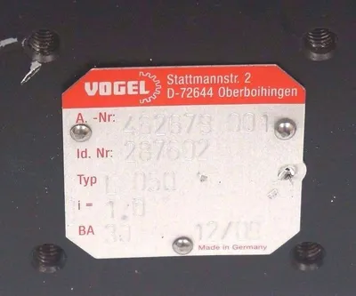 NEW VOGEL 462679-001 GEARBOX 287602, L-050