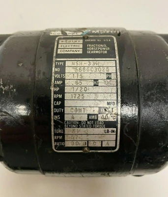 Bodine Bodine NSH-33R Gearmotors | Amiron Machinery (4)