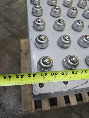 Used HYTROL ROLLER BALL TRANSFER  CONVEYOR Roller Conveyors Wisconsin US | Packer City Sales #1298055