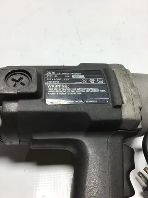 Black & Decker 2670 Electric Impact Wrench 1/2″ Type 100 2700 BPM