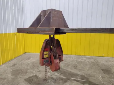 25 TON (50,000 LBS) CLAMP-CO MODEL #NS25 BEAM LIFTING CLAMP: YOBRO #24843