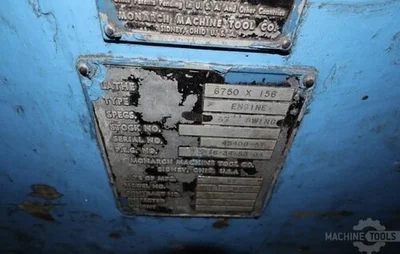Used 1962 MONARCH MISSILE MASTER Engine Lathes Georgia US | The Equipment Hub #1303809