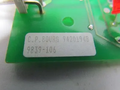 CP Bourg 9420194B 9839-106 Control Circuit Board Book Collator Booklet Binder