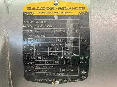 Used BALDOR IDNM3534 Motors (misc) Ohio US | HGR 24 #1521286