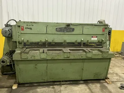 6' x 1/4" FJ EDWARDS MODEL TRUCUT HYDRAULIC SHEAR: YOBRO #24620