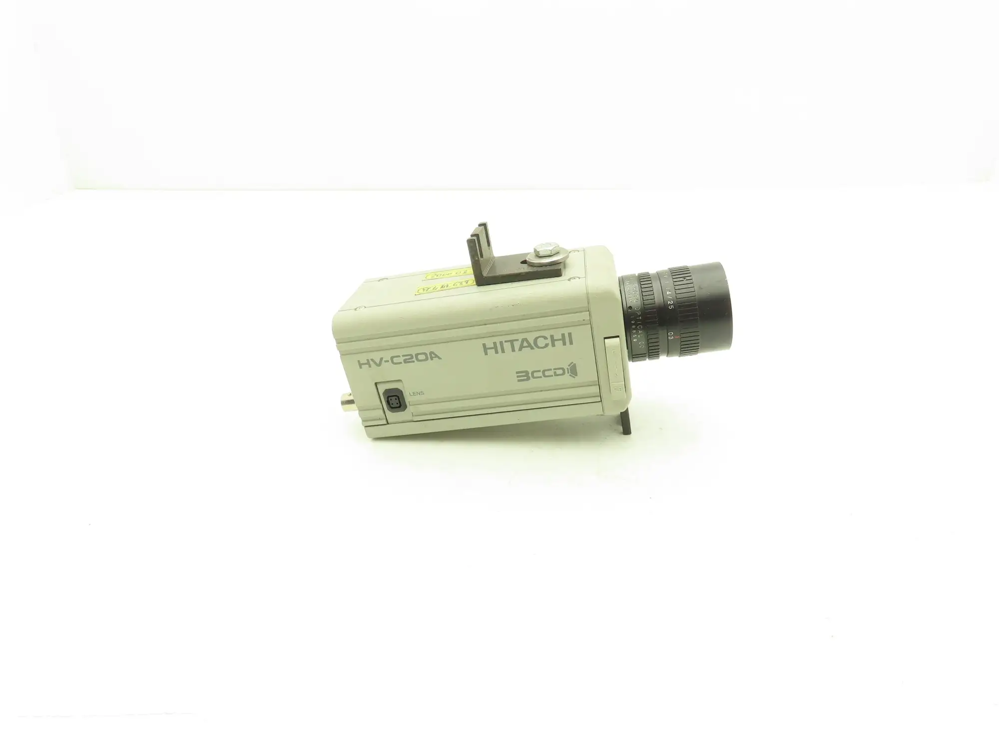 Hitachi Denshi HV-C20A 3CCD Color Inspection Camera 12V 4.5W w/Fuji Optical Lens