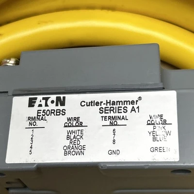 CUTLER-HAMMER E50SB  LIMIT SWITCH W/ CABLE FAST SHIPPING! + WARRANTY